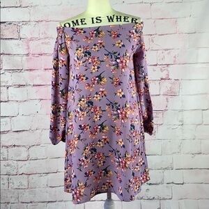 LOVE @FIRST SIGHT Lavender Floral LongSlee…